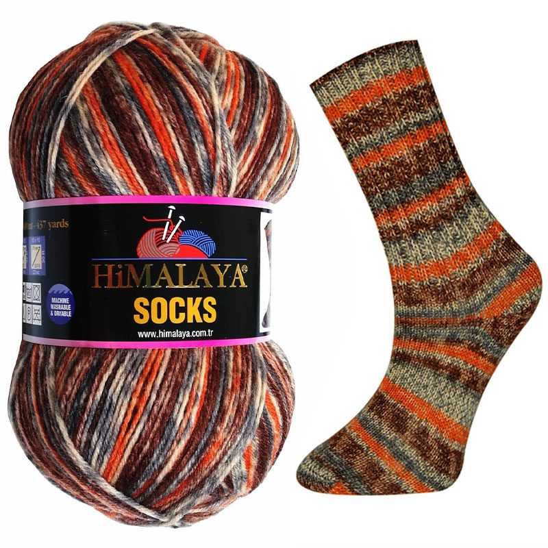 imalaya Socks Zoknifonal - 160-03 Bézs narancs barna