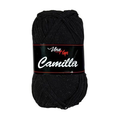 Camilla pamut fonal - 8001 - Fekete