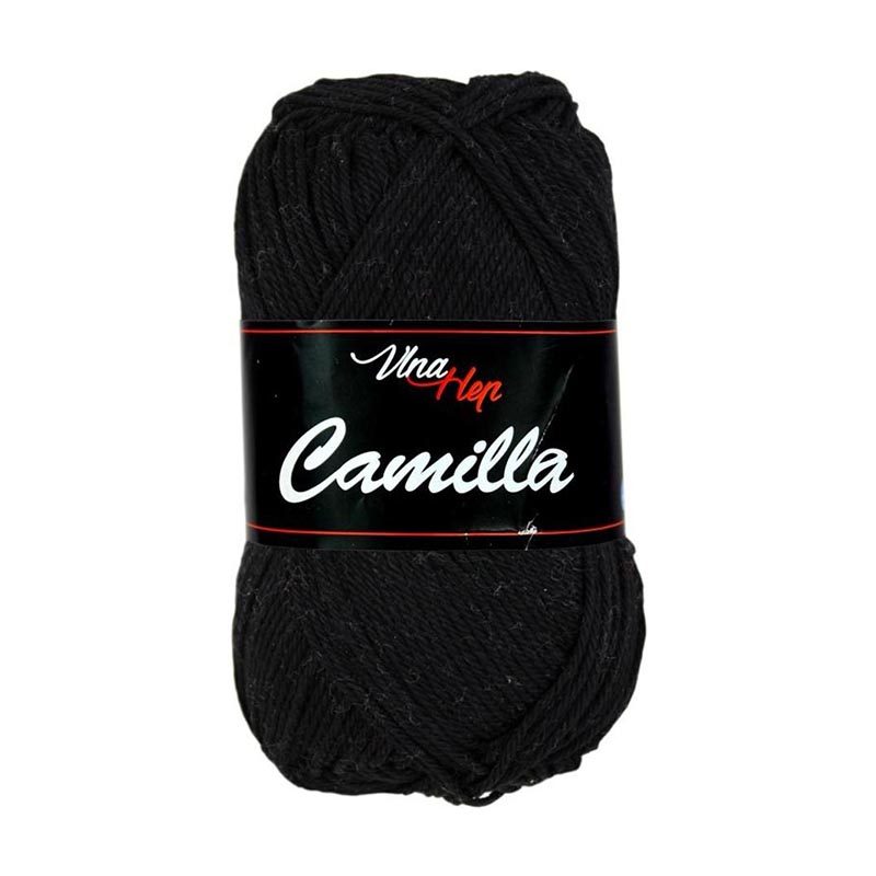 Camilla pamut fonal - 8001 - Fekete