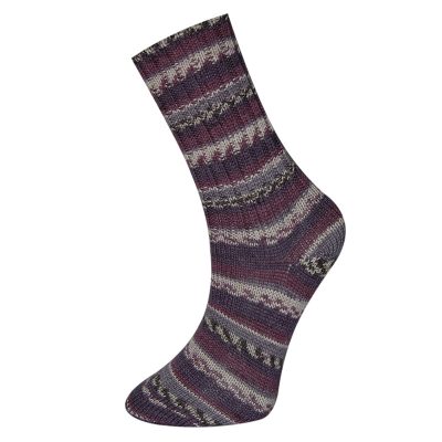 Himalaya Socks Bamboo zoknifonal - 120-02 - Lila, orgona, fehér