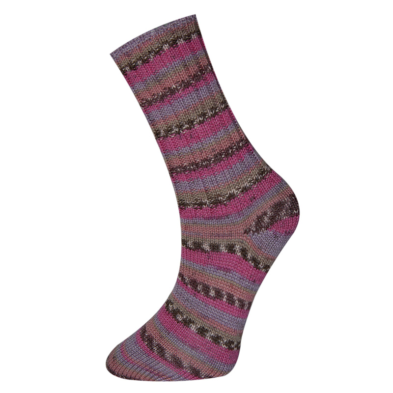 Himalaya Socks Bamboo zoknifonal - 120-03 - Barna, orgona, pink