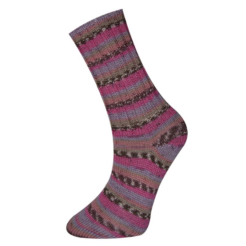 Himalaya Socks Bamboo zoknifonal - 120-03 - Barna, orgona, pink
