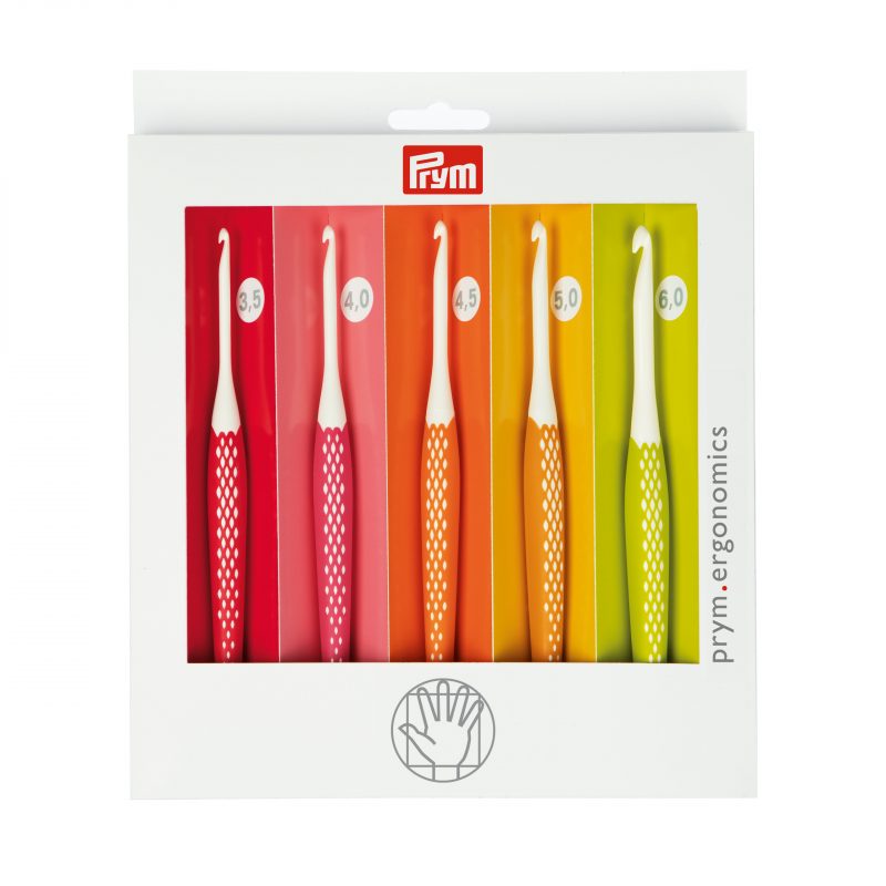 Prym Ergonómikus horgolótű készlet 3.5 - 6.0