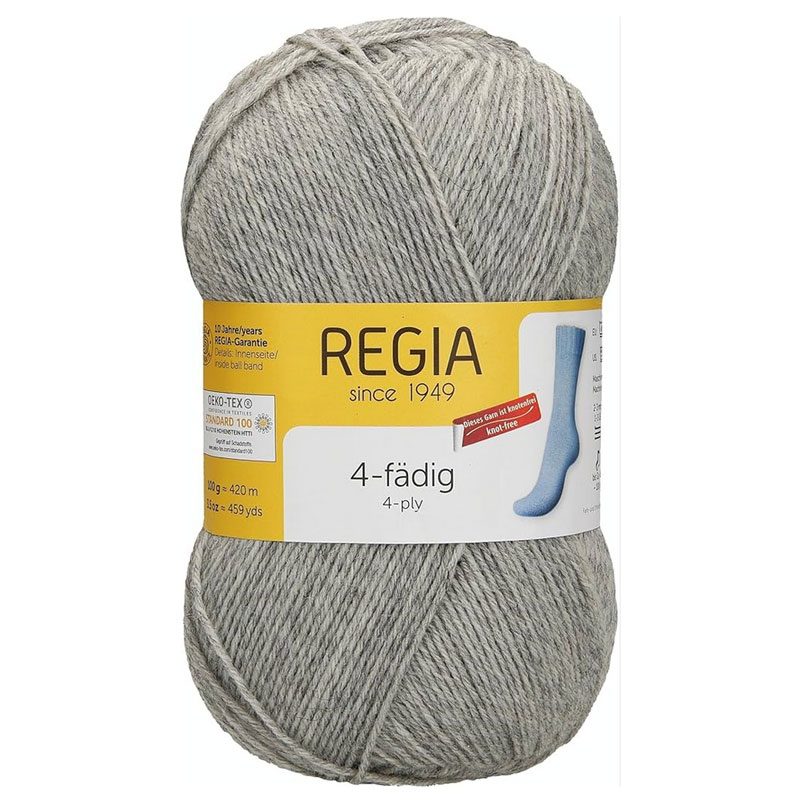 Schachenmayr Regia 4-ply zoknifonal - 1991 Világosszürke melír