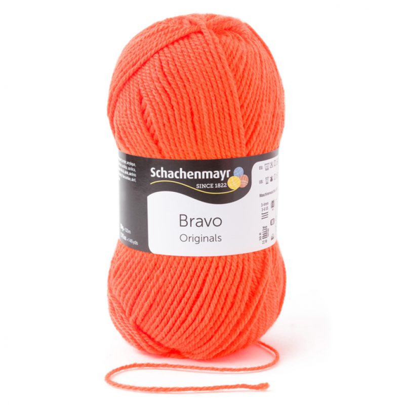 Schachenmayr Bravo Originals fonal - 8279 - Neon narancs