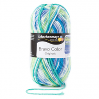 Schachenmayr Bravo Color Originals színátmenetes fonal - 2080 - Türkíz-zöld