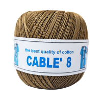 ISPE Cable 8 pamut horgolófonal - 003 - Arany