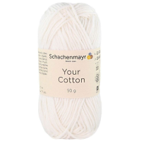 Schachenmayr Your Cotton pamut fonal - 01 - Fehér