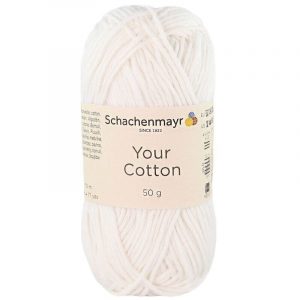 Schachenmayr Your Cotton pamut fonal - 01 - Fehér