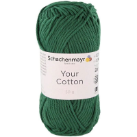 Schachenmayr Your Cotton pamut fonal - 70 - Fenyőzöld