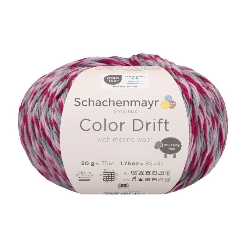 Schachenmayr Color drift merino gyapjú fonal - 86 - Fagyott mályva