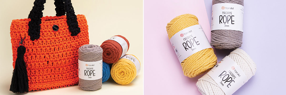 YarnArt Macrame Rope 3mm makramé fonal | Fonalda, A fonal webáruház