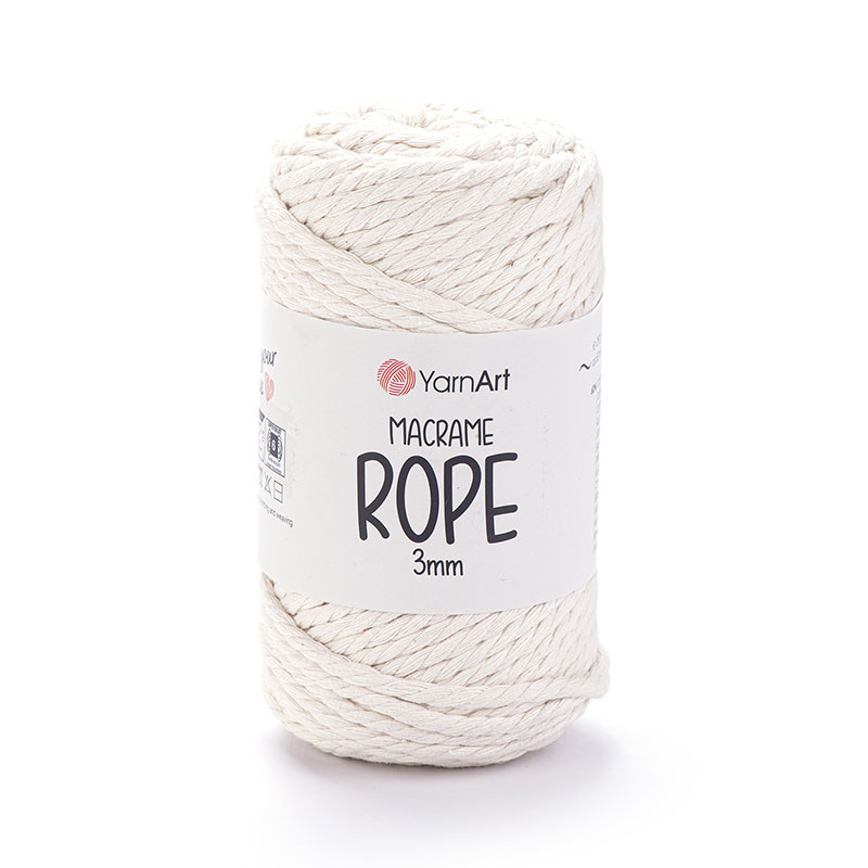 YarnArt Macrame Rope 3mm makramé fonal - 752 Natúr