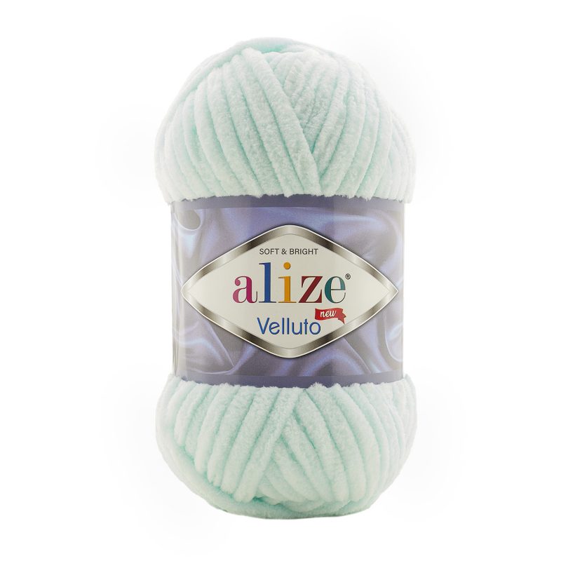 Alize Velluto Zsenília fonal - 015 - Vízzöld