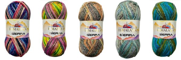 Himalaya Sierra - pamut - antipilling akril fonal cirkás festéssel
