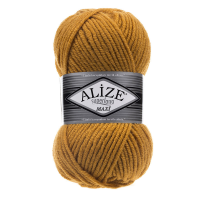 Alize Superlana maxi gyapjú fonal - 002 Sáfrány