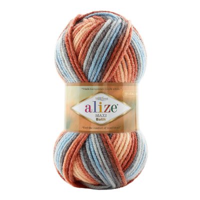 Alize Superlana maxi batik gyapjú fonal - 7922