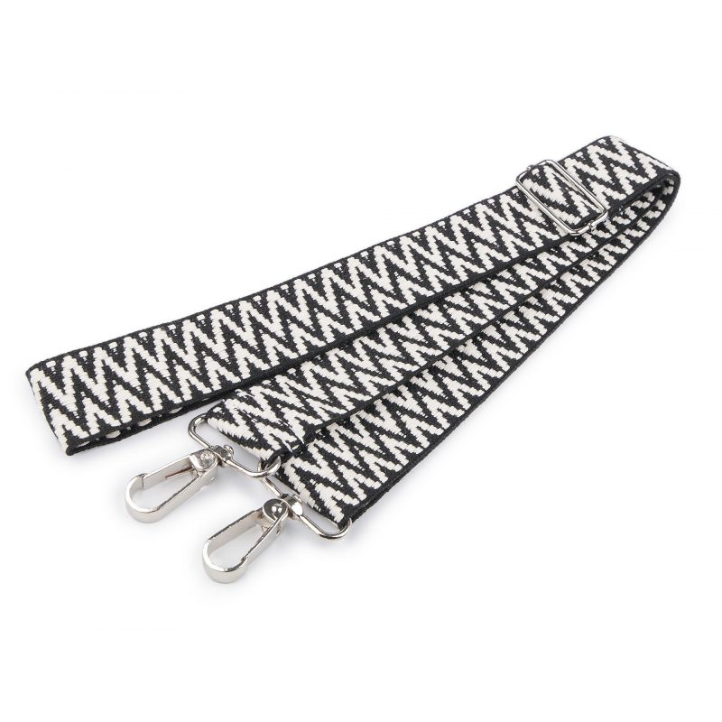 Textil táskapánt fém karabínerrel 3.8cm - 35 kék - állítható 79 - 142 cm