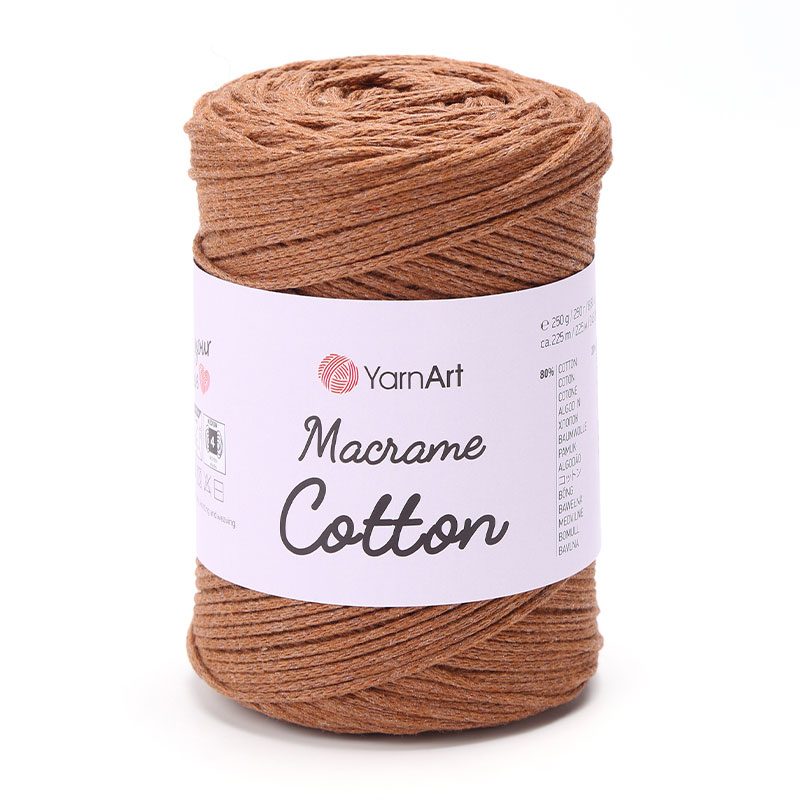 YarnArt Macrame Cotton makramé - táskafonal - 788 Barna