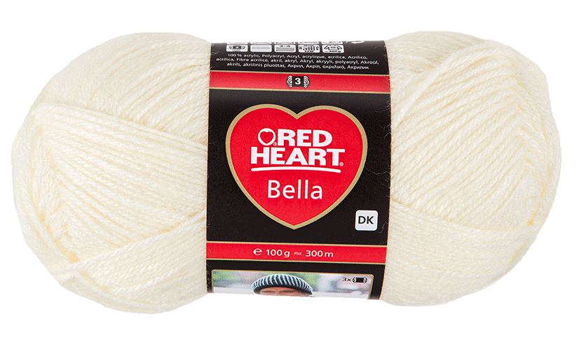 Red Heart Bella fonal - 0152 - Krémszínű