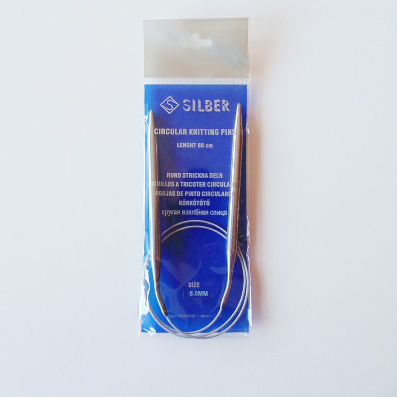 Silber Körkötőtű acél 8.0mm