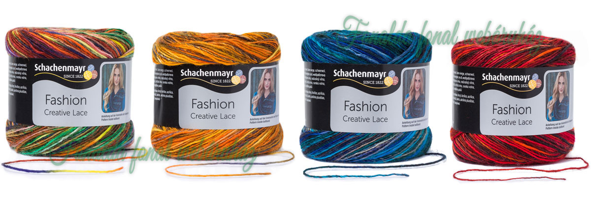 Schachenmayr Creative lace fonal - színátmenetes | Fonalda, A fonal webáruház