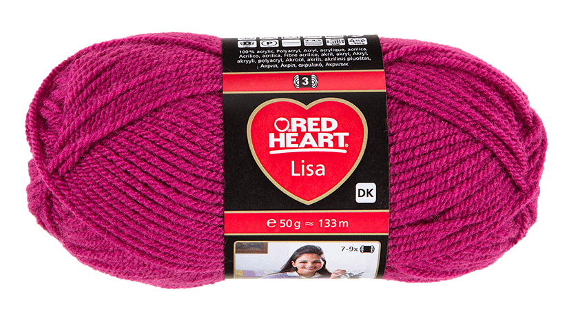 Red Heart Lisa fonal - 5690 - Pink-frézia